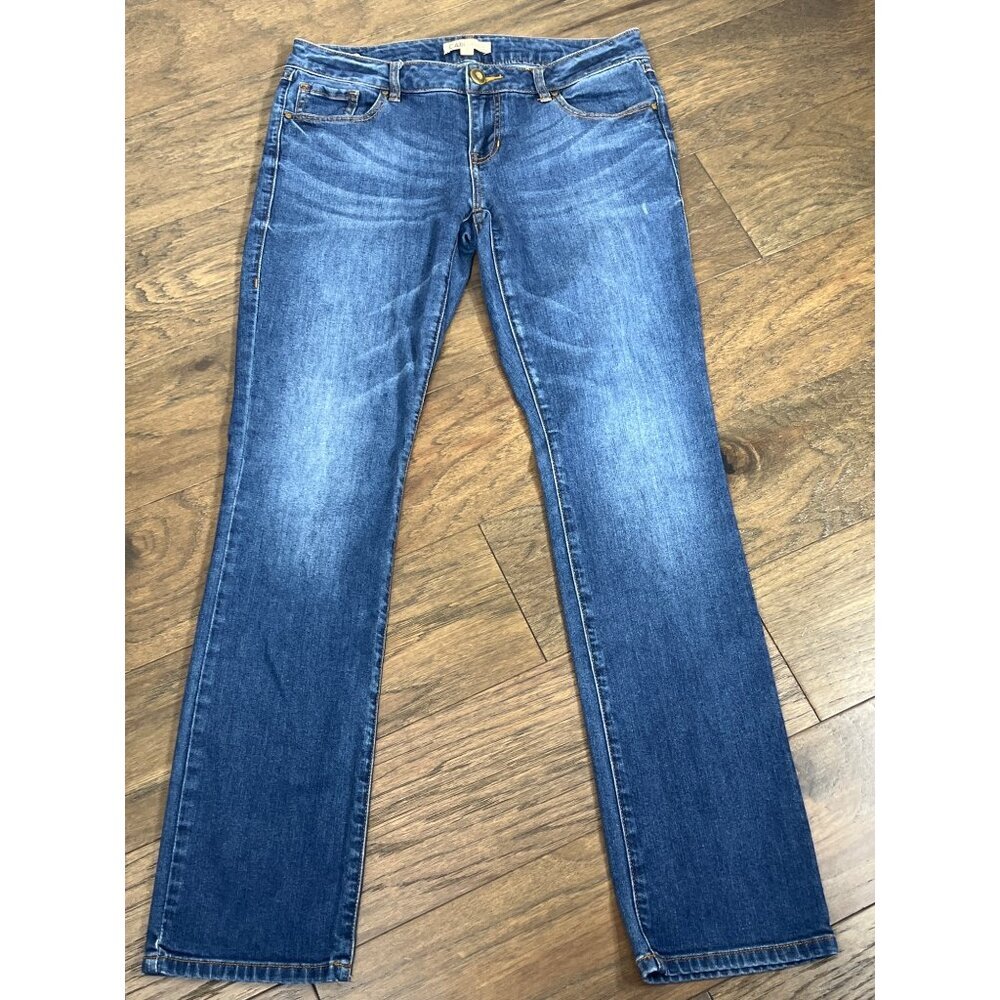 VINTAGE CABI Laguna Slim Jeans Dark Wash Sz 4 #222 EUC - Picture 2 of 6